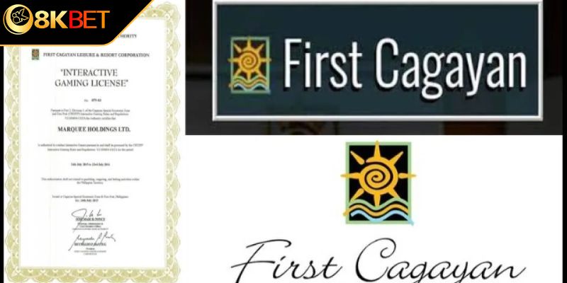 Giấy phép hoạt động 8KBET First Cagayan